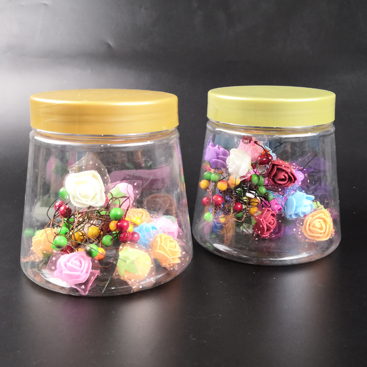 60 Oz Large Clear Plastic Candy Container Wide Mouth PET Jar