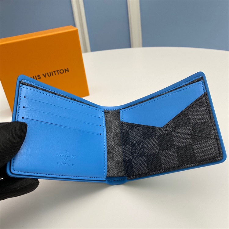 Fake Louis Vuitton Multiple Wallet Damier Graphite N64434 Replica