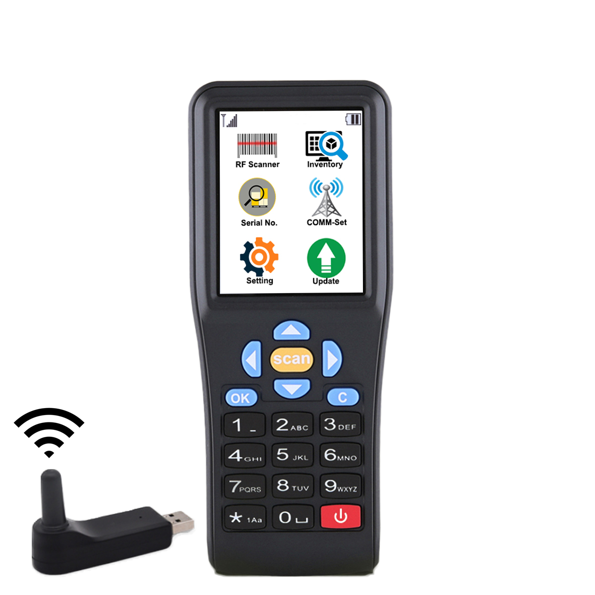 HENCODES BQ-6901 Handheld Scanner 1D,Barcodes 2D QR Code Reader,USB Cable Plug N Scan for Supermarket/Retails POS System