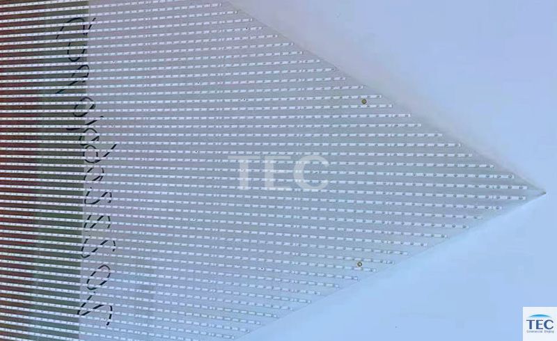 Adhesive Transparent LED Film / Grid - A Media Mesh Manufacturer!