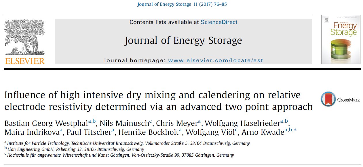 Journal of Energy Storage   by Elsevier